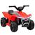 Quad électrique enfant 6v max. 2,5km/h phare effet sonore marche av-ar Rouge 1 - vertbaudet enfant 