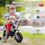 Motocross électrique enfant aprilia rx 125 max. 6 km/h roues auxiliaires amovibles phare effets sonores Blanc+Rouge 5 - vertbaudet enfant 