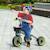 Tricycle enfant multi-équipé garde-boue sonnette panier pédales antidérapantes siège réglable avec dossier Blanc+Bleu+Noir+Rose+Vert 14 - vertbaudet enfant 