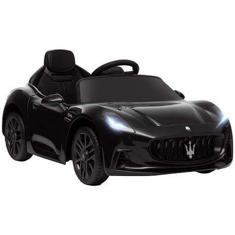 Voiture électrique enfant maserati gran turismo folgore télécommande nombreux effets Blanc+Gris+Noir 13 - vertbaudet enfant 