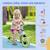 Draisienne enfant selle réglable roues eva Bleu+Crème 5 - vertbaudet enfant 