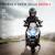 Moto électrique enfant honda nc750x - musiques, feux av led, entrée usb mp3 jack - 2 roues auxiliaires Blanc+Bleu+Rouge 4 - vertbaudet enfant 