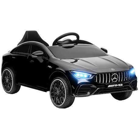 Voiture électrique enfant mercedes cla 45s amg - 12v, 5km/h max. - télécommande - nombreux effets Noir 1 - vertbaudet enfant 
