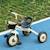 Tricycle enfant multi-équipé garde-boue sonnette panier pédales antidérapantes siège réglable avec dossier Blanc+Bleu+Rose+Vert 2 - vertbaudet enfant 