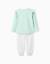 Pyjama en velours brillant dans le noir Vert clair 4 - vertbaudet enfant 