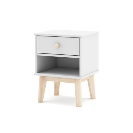 Chevet enfant 1 tiroir - gamme simon Blanc 4 - vertbaudet enfant 
