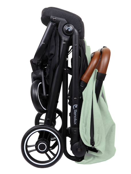 Poussette compacte design et légère naissance-22 kg pixel Almendra+Cheyen+Moonlight+Paon 6 - vertbaudet enfant 