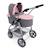 La poussette combinée pour poupée 3 en 1 emotion 'all in' - coloris 15 Gris et rose 3 - vertbaudet enfant 