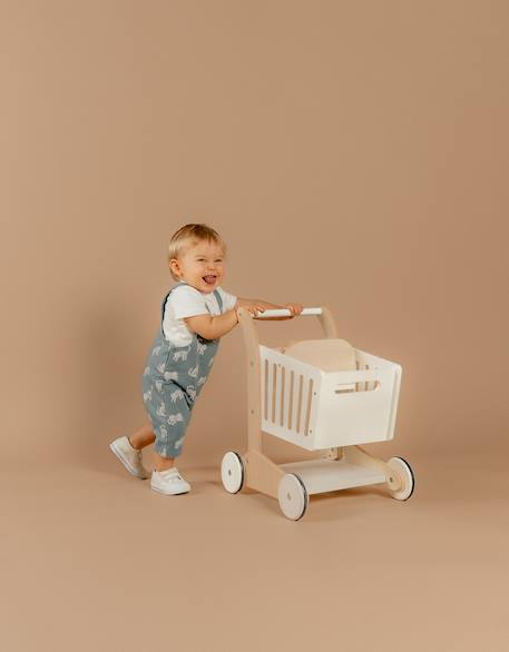 Ensemble salopette avec t-shirt molleton Blanc 2 - vertbaudet enfant 