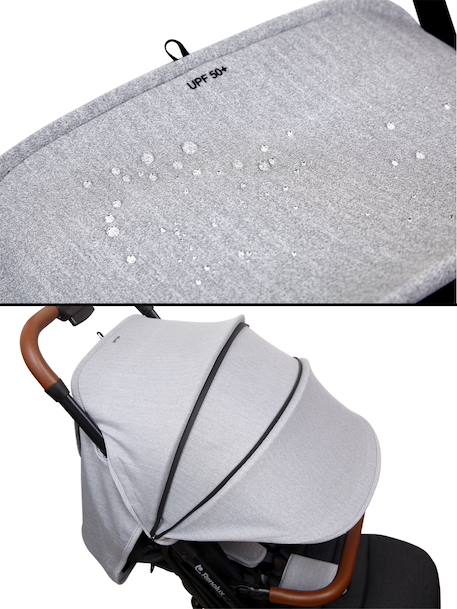 Poussette compacte design et légère naissance-22 kg pixel Almendra+Cheyen+Moonlight+Paon 10 - vertbaudet enfant 