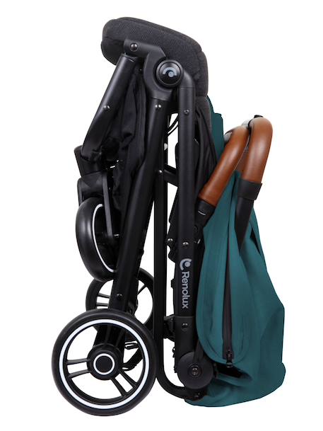 Poussette compacte design et légère naissance-22 kg pixel Almendra+Cheyen+Moonlight+Paon 24 - vertbaudet enfant 