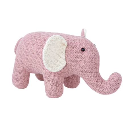 Peluche éléphant mini en coton Pink 1 - vertbaudet enfant 