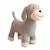 Grand peluche siège d’appoint chien cocker Gris clair et bleu 1 - vertbaudet enfant 