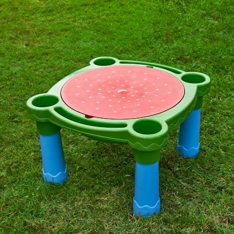 Table de jeux d'extérieur multi-usage sable et eau  plastique Bleu - rouge - blanc 3 - vertbaudet enfant 