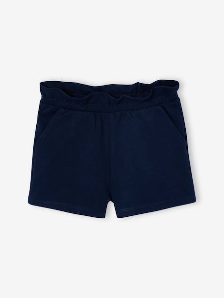 Lot de 2 shorts fille molleton léger mandarine+marine+vert d'eau 9 - vertbaudet enfant 