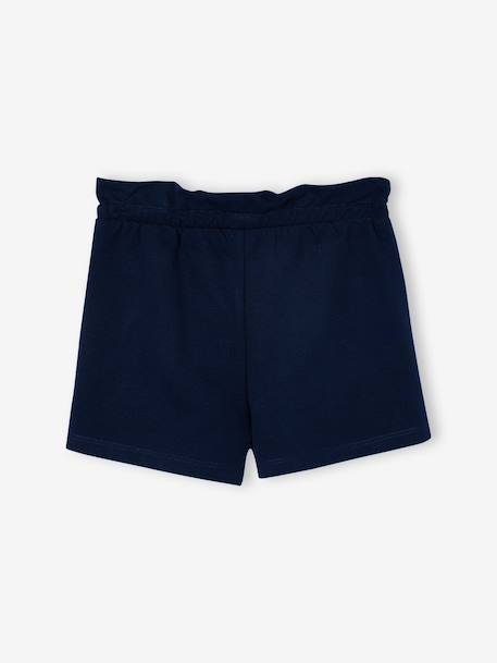 Lot de 2 shorts fille molleton léger mandarine+marine+vert d'eau 11 - vertbaudet enfant 