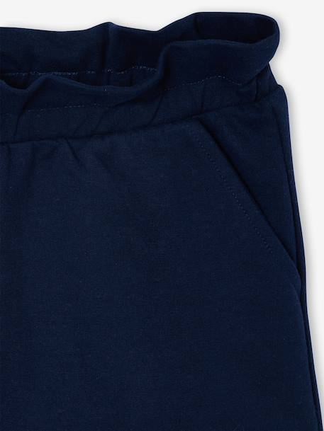 Lot de 2 shorts fille molleton léger mandarine+marine+vert d'eau 13 - vertbaudet enfant 