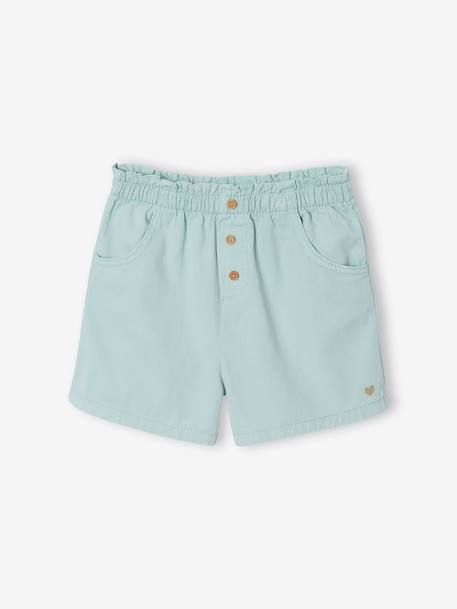 Short fille facile à enfiler mauve+vert d'eau 8 - vertbaudet enfant 