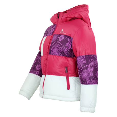 Doudoune fille falea Fuchsia+Noir+Violet 3 - vertbaudet enfant 
