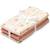 Lot de 3 langes en mousseline mix bows Rose, écru, marron 1 - vertbaudet enfant 