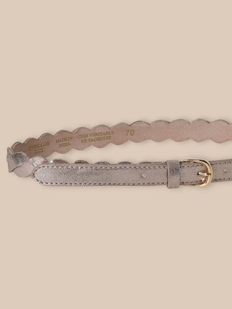 Ceinture en cuir tressé et irisé Dore 3 - vertbaudet enfant 