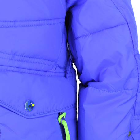 Doudoune de ski fille gannecy Bleu+Framboise+Noir+Turquoise 4 - vertbaudet enfant 