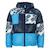 Doudoune garçon eleo Bleu marine+Noir+Rouge 1 - vertbaudet enfant 