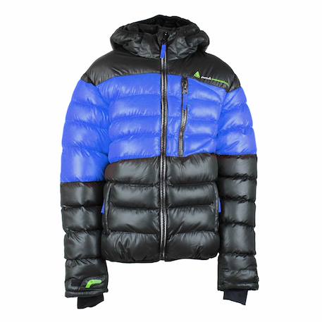 Doudoune de ski garçon ecaptin Noir/blanc+Noir/bleu+Noir/gris+Noir/orange+Noir/vert 4 - vertbaudet enfant 