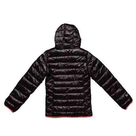 Doudoune fine fille galiseo Anis+Noir+Orange 5 - vertbaudet enfant 