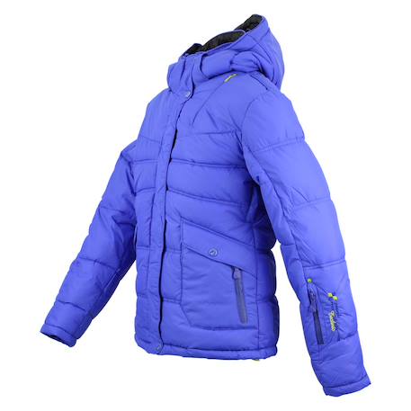 Doudoune de ski fille ganecy Bleu+Fuchsia+Noir 3 - vertbaudet enfant 