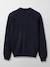 Pull col polo garçon Bleu fonce uni 2 - vertbaudet enfant 