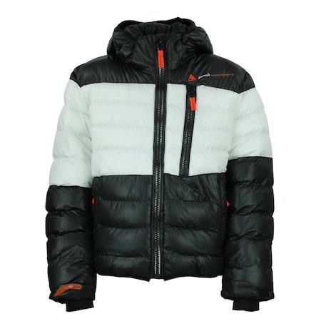 Doudoune de ski garçon ecaptin Noir/blanc+Noir/bleu+Noir/gris+Noir/orange+Noir/vert 1 - vertbaudet enfant 