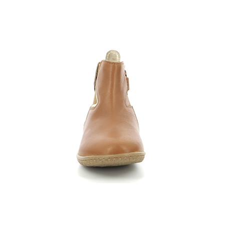 Boots enfant vermillon Camel or+Marine metallise 5 - vertbaudet enfant 