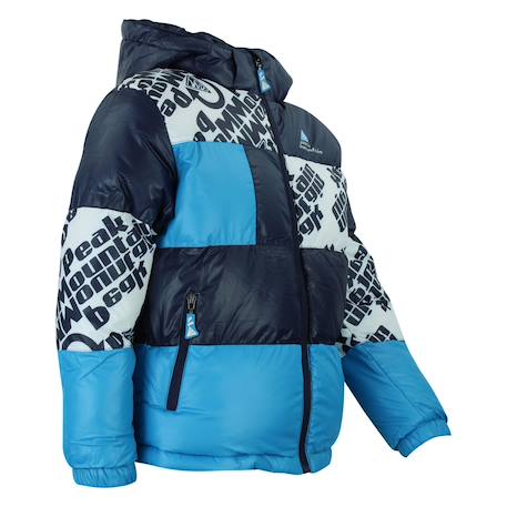 Doudoune garçon eleo Bleu marine+Noir+Rouge 3 - vertbaudet enfant 
