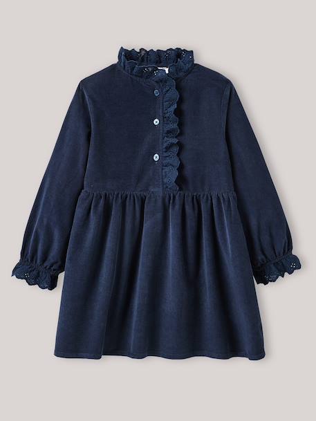 Fille-Robe-Robe fille en velours