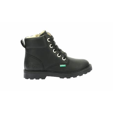 Bottillons enfant kick bluck Marron fonce+Noir 7 - vertbaudet enfant 