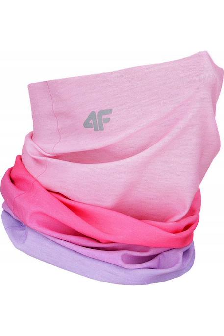 Cache-cou snood polyester Noir / rose 2 - vertbaudet enfant 