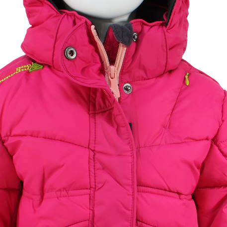 Doudoune de ski fille ganecy Bleu+Fuchsia+Noir 6 - vertbaudet enfant 