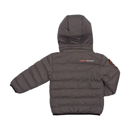 Doudoune de ski garçon ecarf Bleu marine+Gris clair+Gris fonce 4 - vertbaudet enfant 