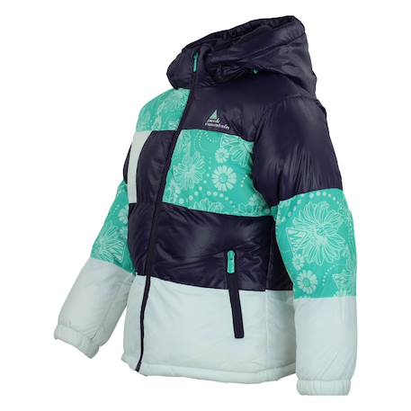 Doudoune fille falea Fuchsia+Noir+Violet 9 - vertbaudet enfant 