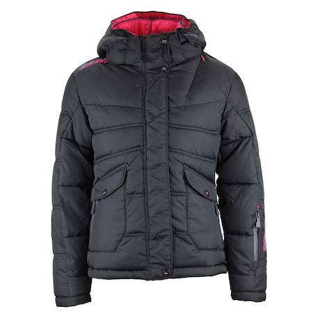 Doudoune de ski fille ganecy Bleu+Fuchsia+Noir 7 - vertbaudet enfant 
