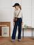 Pantalon large fille denim light Denim brut+Denim stone 5 - vertbaudet enfant 