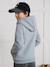 Sweat zippé à capuche garçon Gris chine 4 - vertbaudet enfant 