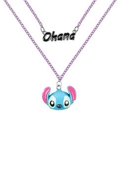 Collier disney lilo & stitch ohana stitch double layered  - vertbaudet enfant