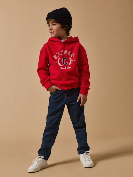 Jean relax garçon Denim bleu+Denim brut 11 - vertbaudet enfant 