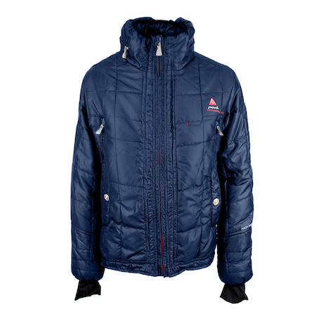 Doudoune de ski garçon ecapa Bleu marine+Noir+Rouge 1 - vertbaudet enfant 