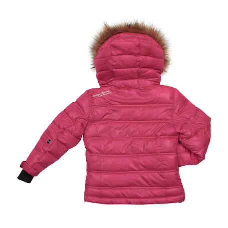 Doudoune de ski fille falesa Fuchsia+Marine+Noir 2 - vertbaudet enfant 