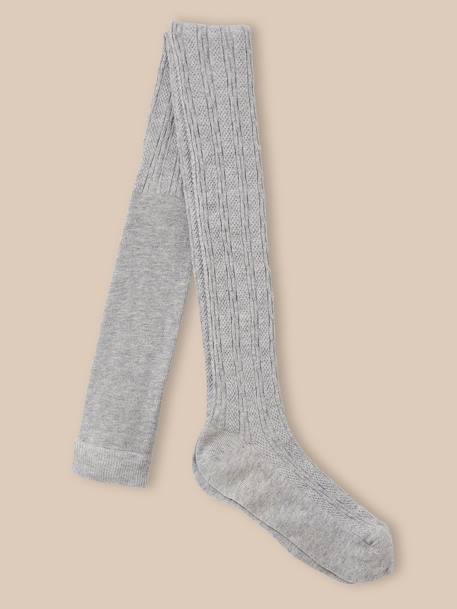 Collants/Leggings Pour Fille En Coton - Torsadés, Confortables, Pour École Et Quotidien - Taille 29