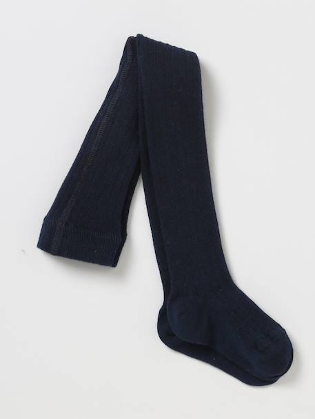 Collants en côtes bébé Bordeaux+Ecru+Marine 6 - vertbaudet enfant 