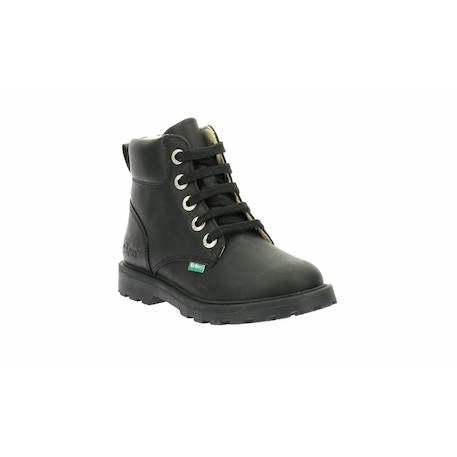 Bottillons enfant kick bluck Marron fonce+Noir 6 - vertbaudet enfant 